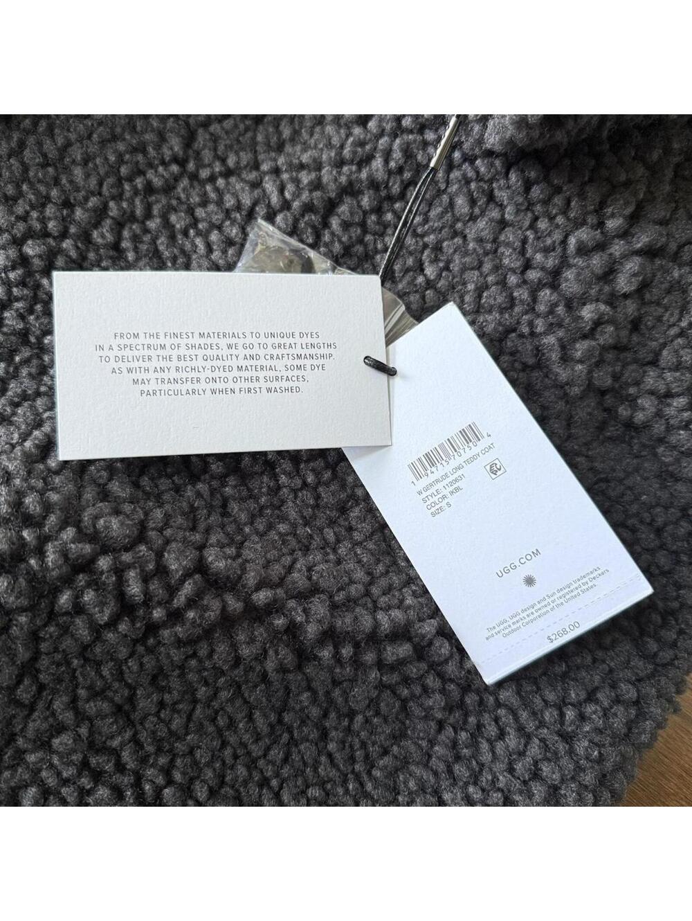 🖤 ugg teddy coat long sherpa jacket S NWT luxury cozy - Picture 5 of 8